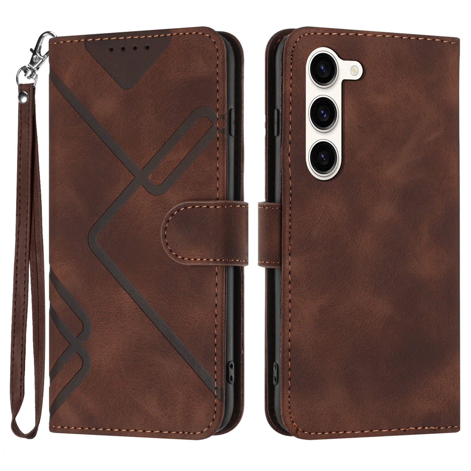 YX0040 For Samsung Galaxy S23 Anti-Fingerprint Stand Cover Imprinted Pattern PU Leather Phone Case Wallet YX0040 For Samsung Galaxy S23 Anti-Fingerprint Stand Cover Imprinted Pattern PU Leather Phone Case Wallet